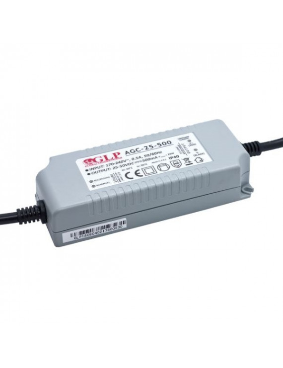 GLP AGC-25-500 25W 25~50V 500mA IP40 LED tápegység