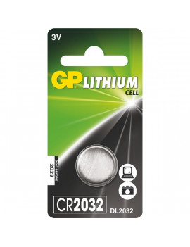 GP CR2032 lítium gombelem 1db/bliszter