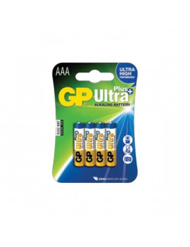 GP Ultra Plus AAA (LR03) alkáli mikro ceruza  elem 4db/bliszter
