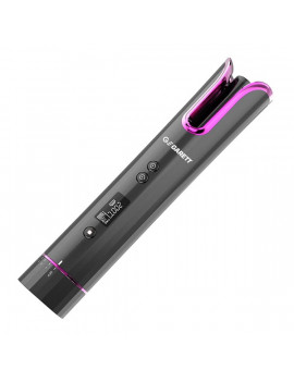 Garett Beauty Curly szürke-pink akkus automata hajgöndörítő