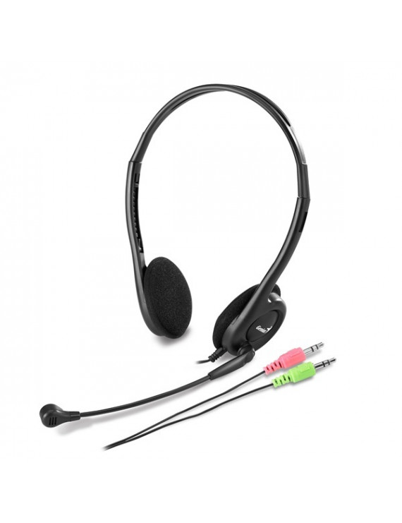 Genius HS-200C jack fekete headset