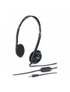 Genius HS-M200C single-jack fekete headset
