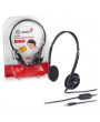 Genius HS-M200C single-jack fekete headset