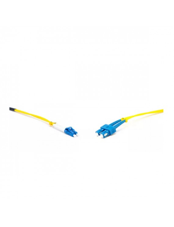 Gigalight Duplex optikai patch kábel 2xSC + 2xLC csatlakozóval, 9/125 LSZH, 3 m