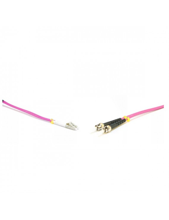 Gigalight Duplex optikai patch kábel 2xST/UPC + 2xLC/UPC csatlakozóval, 50/125 OM4 LSZH, 0,5 m
