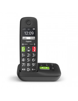 Gigaset E290A fekete üzenetrögzítős dect telefon