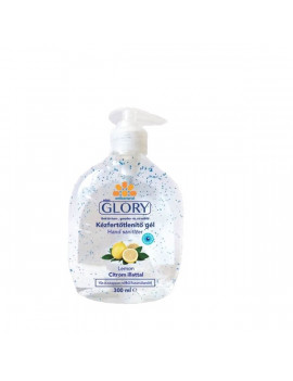 Glory/HC gél Citrom 300 ml kézfertőtlenítő