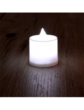 Iris Gyertya alakú pulzáló fényű LED-es fehér fénydekoráció 4db/csomag