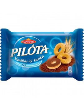 Győri Pilóta 150 g-os tejcsokoládés vaníliás karika