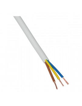 H05VV-F 3x1,5 mm2 100m Mtk fehér sodrott kábel