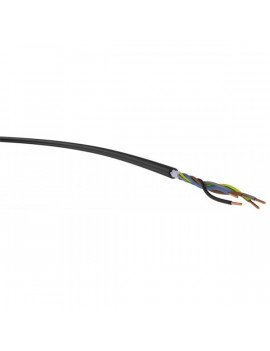 H07RN-F 5x10 mm2 fméter sodrott fekete gumiköpenyes réz kábel