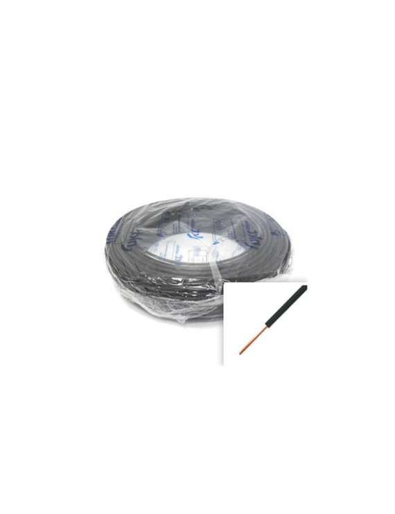 H07V-U 1x1,5 mm2 100m MCu fekete vezeték