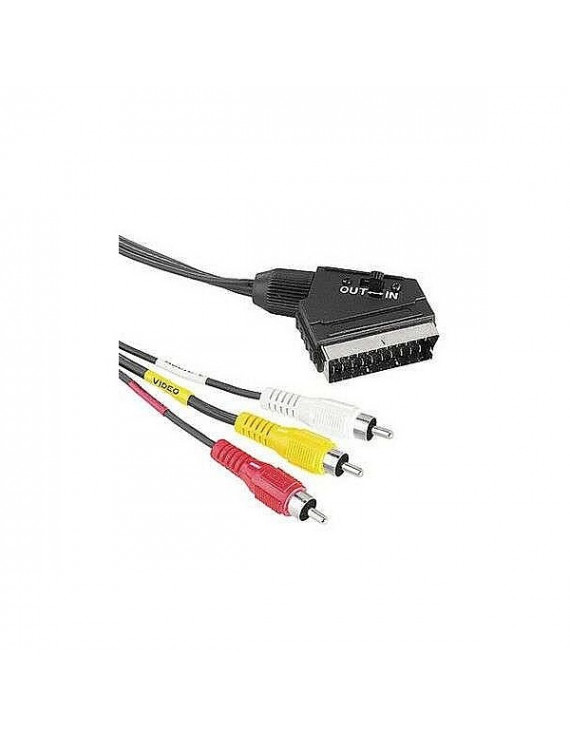 HAMA 43178 SCART-3RCA KÁBEL 1,5M