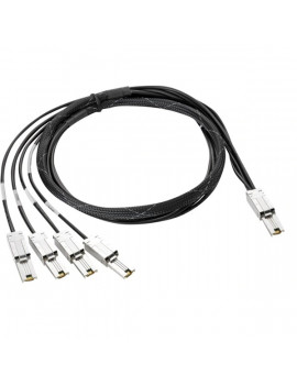 HPE 2m Ext Mini-SAS to 4x Mini-SAS Cable