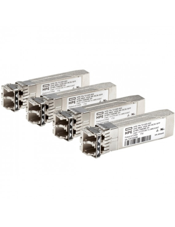 HPE MSA 10Gb SR iSCSI SFP 4pk XCVR