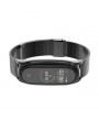 Haffner FN0401 Xiaomi Mi Smart Band 7 fekete fém milánói szíj