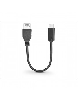 Haffner PT-4056 Type-C - USB OTG fekete adapter