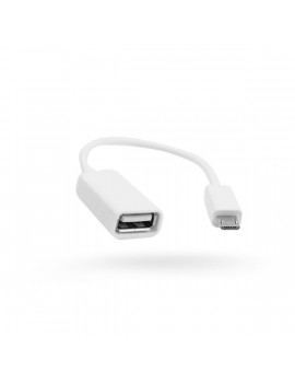 Haffner PT-5407 micro USB fehér OTG USB kábel