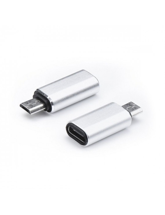 Haffner PT-5714 Type-C - Micro USB - ezüst adapter