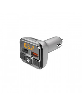 Hama 14165 FM transzmitter (USB, AUX, microSD, BT, QC 3.0) + telefon kihangosító
