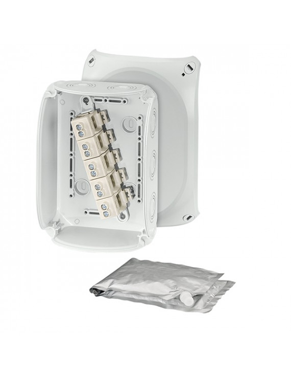 Hensel WP 1010 G kiöntőmasszával szürke vízálló kábelösszekötő doboz