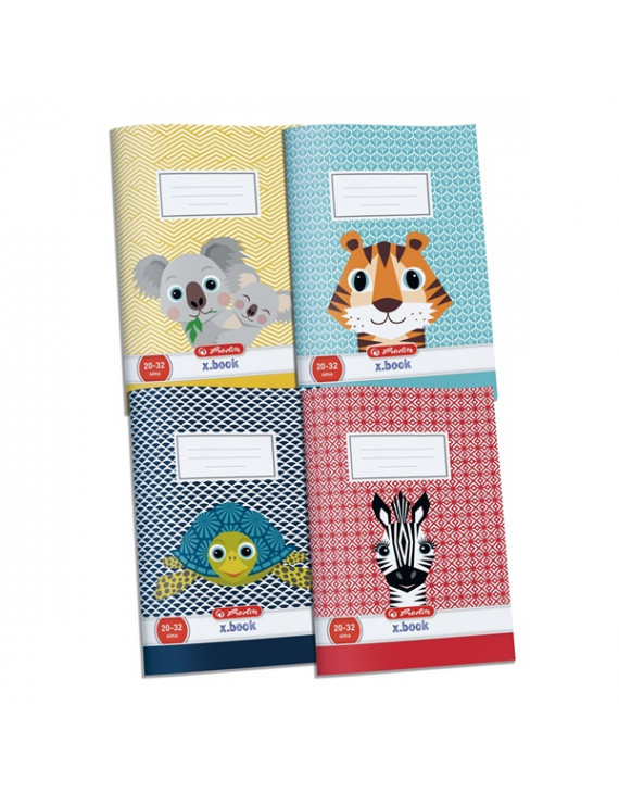 Herlitz Cute Animals A5 20-32 sima füzet