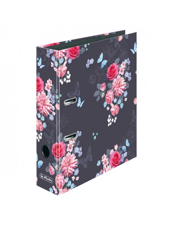 Herlitz Ladylike Flower A4 8cm iratrendező