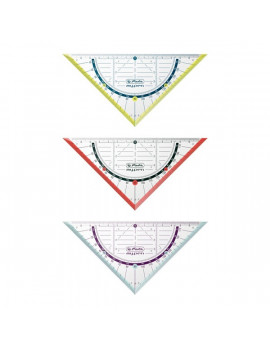 Herlitz my.pen 16cm-es színes háromszögvonalzó