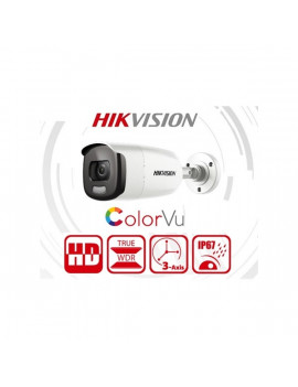 Hikvision DS-2CE12DFT-F kültéri, 2MP, 3.6mm, fehér led 40m, ColorVu 4in1 HD analóg csőkamera