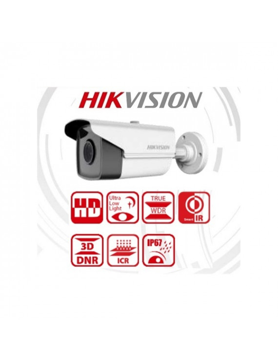 Hikvision DS-2CE16D8T-IT3F kültéri, 2MP, 2,8mm, IR60m, 4in1 HD analóg csőkamera