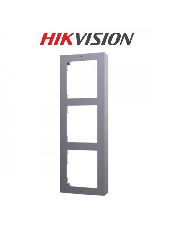 Hikvision DS-KD-ACW3 felületre szerelő doboz moduláris video kaputelefonhoz, 3 férőhelyes