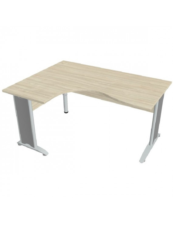 Hobis CROSS CE 2005 P akác 160x120 cm jobb ergo asztal