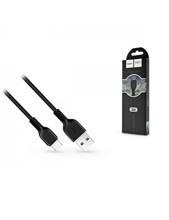 Hoco HOC0038 X20 2m fekete Type-C USB kábel