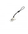 Hoco HOC0086 UA8 micro USB/Type-C ezüst adapter