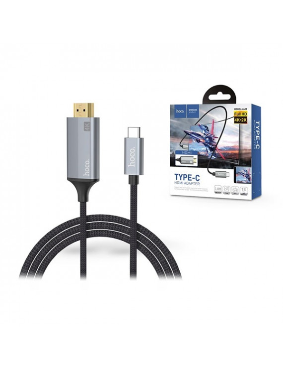 Hoco HOC0150 UA13 1,8m Type-C/HDMI adapter kábel