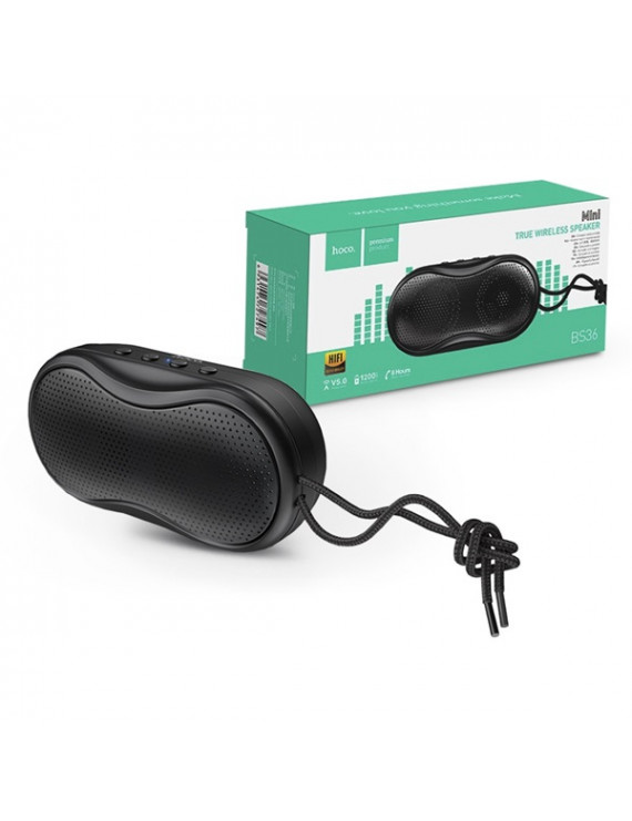 Hoco HOC0168 BS36 MINI fekete vezeték nélküli Bluetooth hangszóró