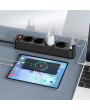 Hoco HOC0281 20W Type-C PD3.0 és 18W 2xUSB-A QC3.0 - fekete hálózati elosztó 4 aljzattal