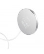 Hoco HOC0300 15W - CW30 Pro MagneticWireless Fast Charger - ezüst Qi vezeték nélküli töltő állomás