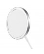 Hoco HOC0300 15W - CW30 Pro MagneticWireless Fast Charger - ezüst Qi vezeték nélküli töltő állomás