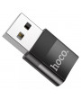 Hoco HOC0318 UA17 USB/Type-C fekete OTG adapter