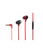 HyperX Cloud Earbuds 3,5 Jack piros gamer fülhallgató