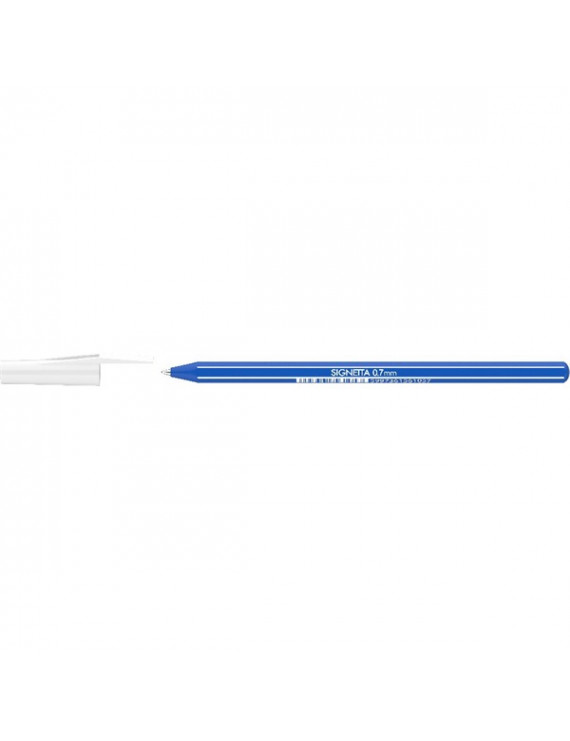ICO Signetta D12 (vonalkóddal) kék golyóstoll