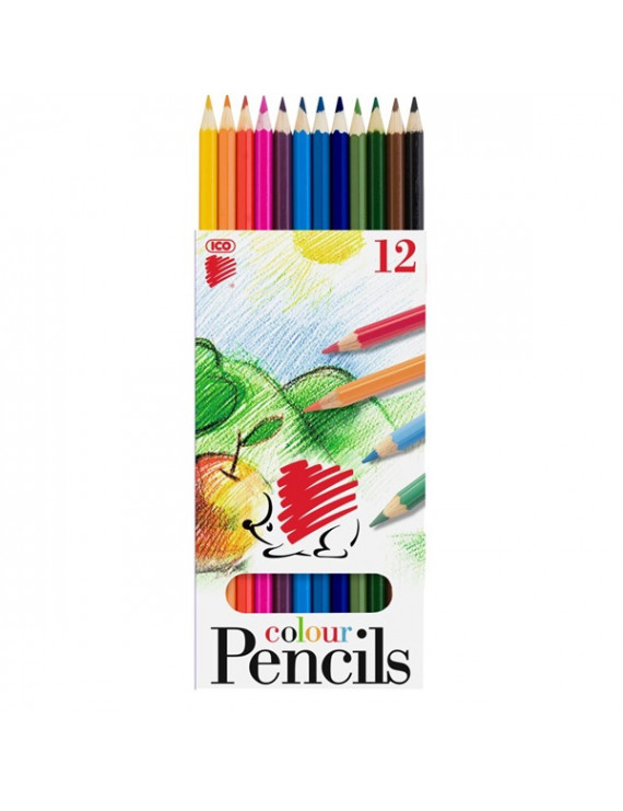 ICO Süni 12db-os vegyes színű színes ceruza
