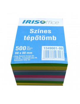 IRISOffice 6x8x5cm több színű tépőtömb