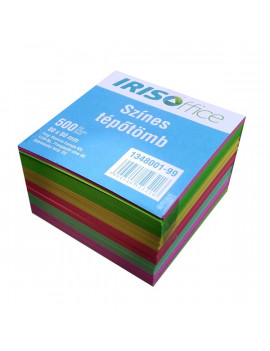 IRISOffice 80x80x50mm színes kockatömb
