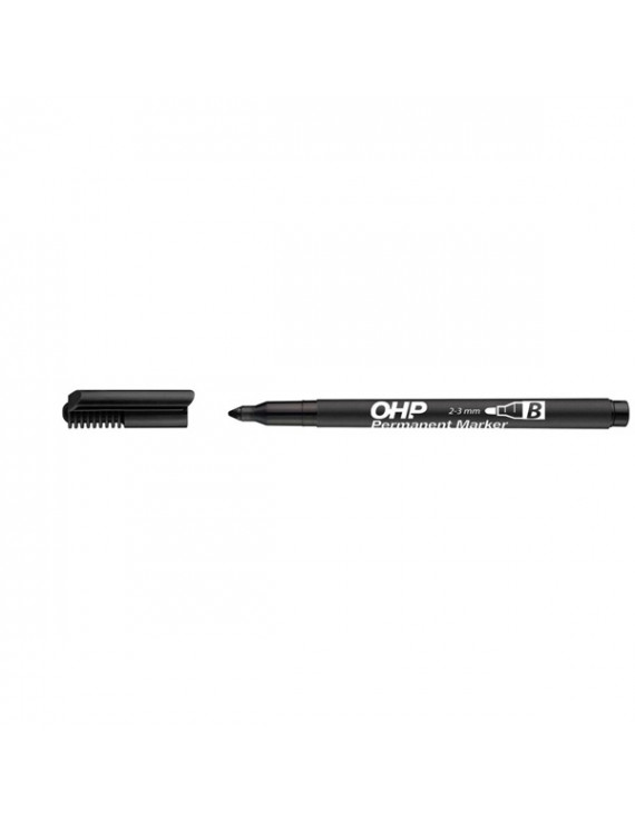 ICO OHP B 2-3mm fekete permanent marker