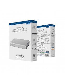 Inakustik 0042451142 Premium Scaler 4K/3D 1x HDMI - 2x HDMI Splitter