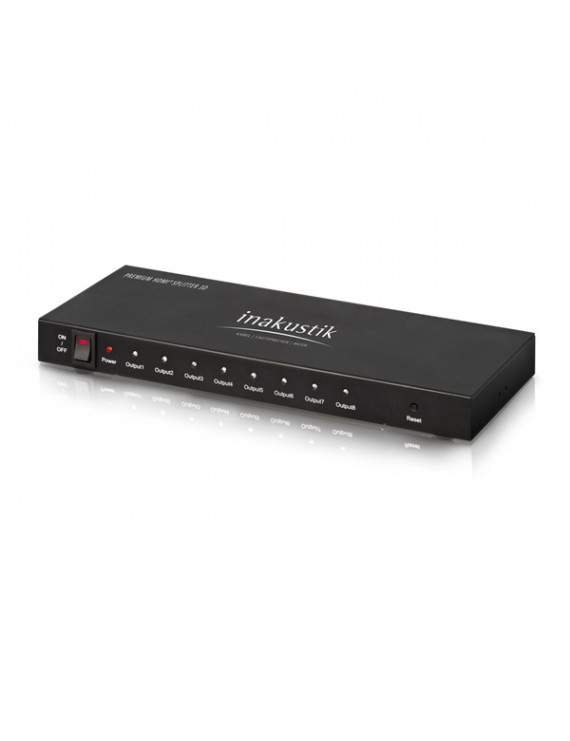 Inakustik 004245118 Premium High Speed 4K/3D 1x HDMI - 8x HDMI Splitter