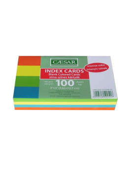 Caesar sima 100db/csomag intenzív színes indexkártya