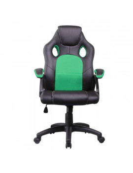 Iris GCH102BE fekete / zöld gamer szék